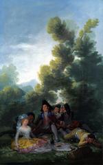 欧洲12-19世纪油画六_GOYA Y LUCIENTES, Francisco de - Picnic